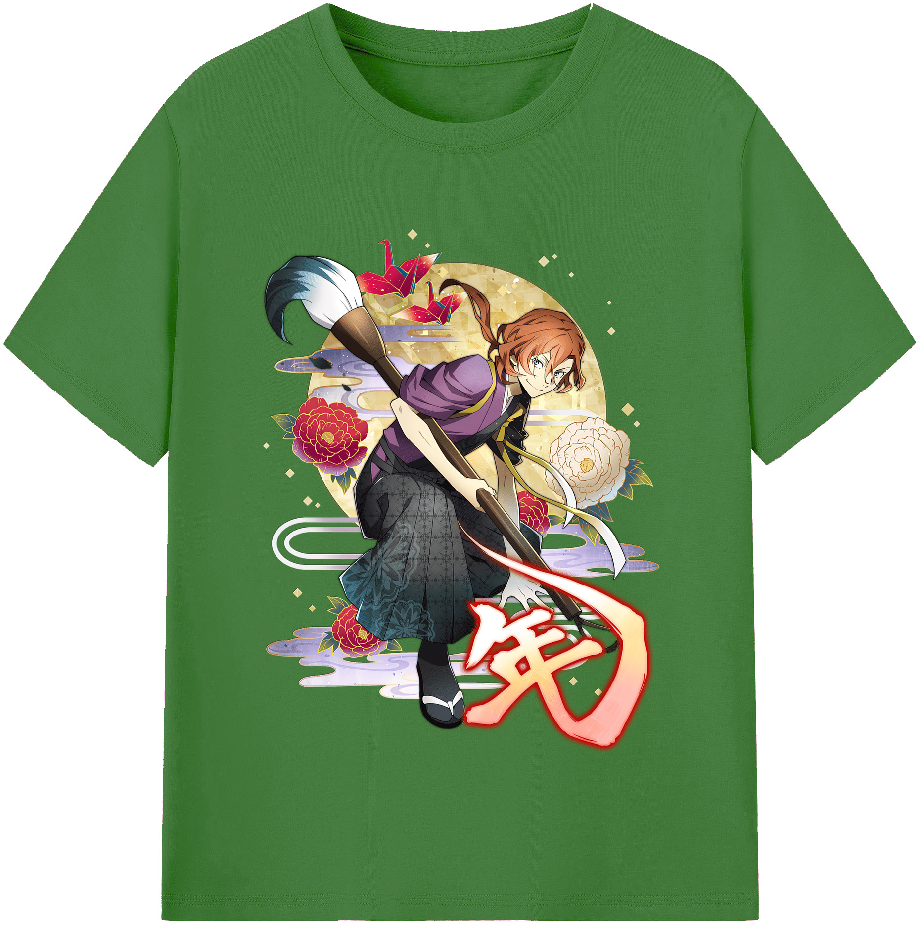 （画像用） 文豪ストレイドッグス Bungo Stray Dogs レディースカジュアルプリントTシャツ（綿100％）